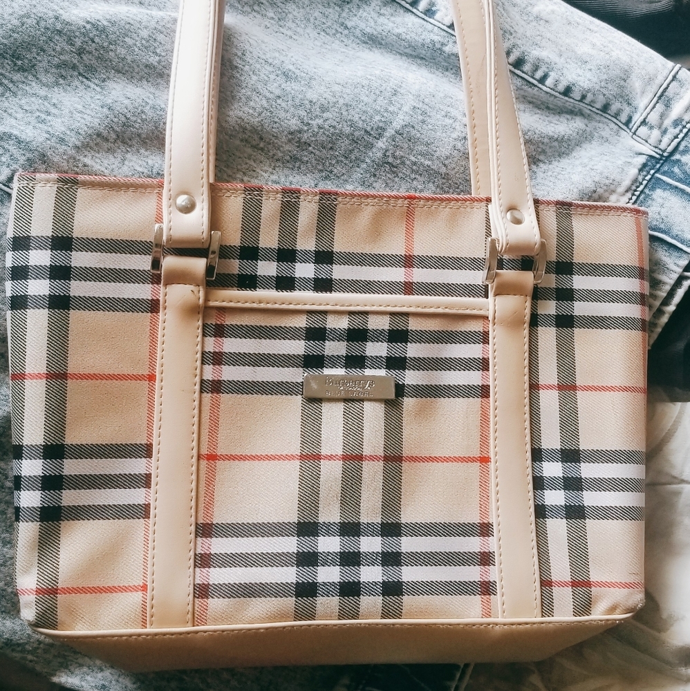Burberry shoulder mini tote purse